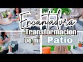 ENCANTADORA TRANSFORMACION DE MI PATIO || IDEAS PARA DECORAR TU PATIO || VERANO 2021 ♡