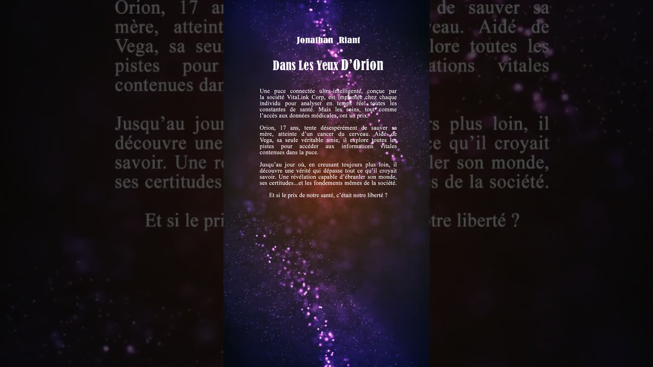 Découvrez le résumé de "Dans les Yeux d’Orion", Lu. 