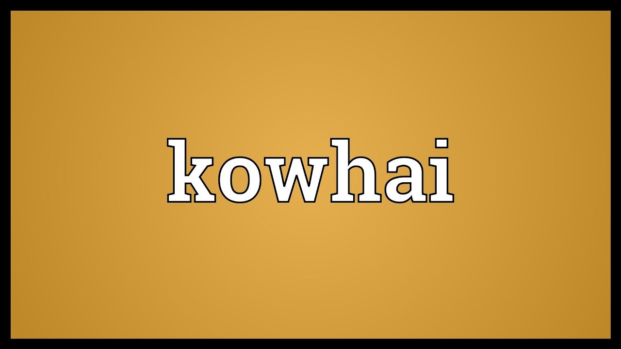 Kowhai Meaning YouTube
