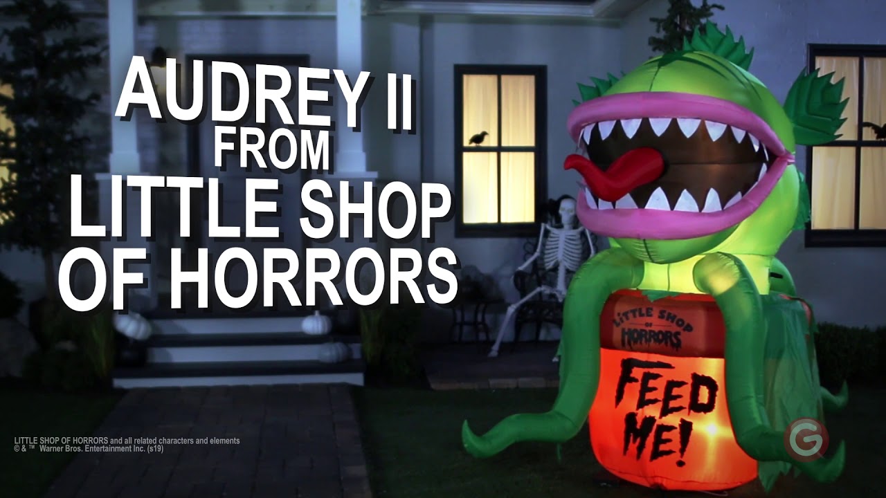 Animated Airblown Inflatable Audrey from Little Shop of Horrors - YouTube