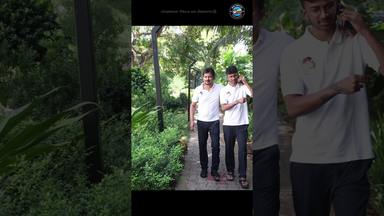 Udayanidhi Stalin with his son Inbanithi 😍 