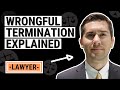 Wrongful Termination Law Explained