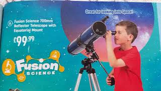 Toy - Fusion Science 700mm Reflector Telescope with Equatorial Mount