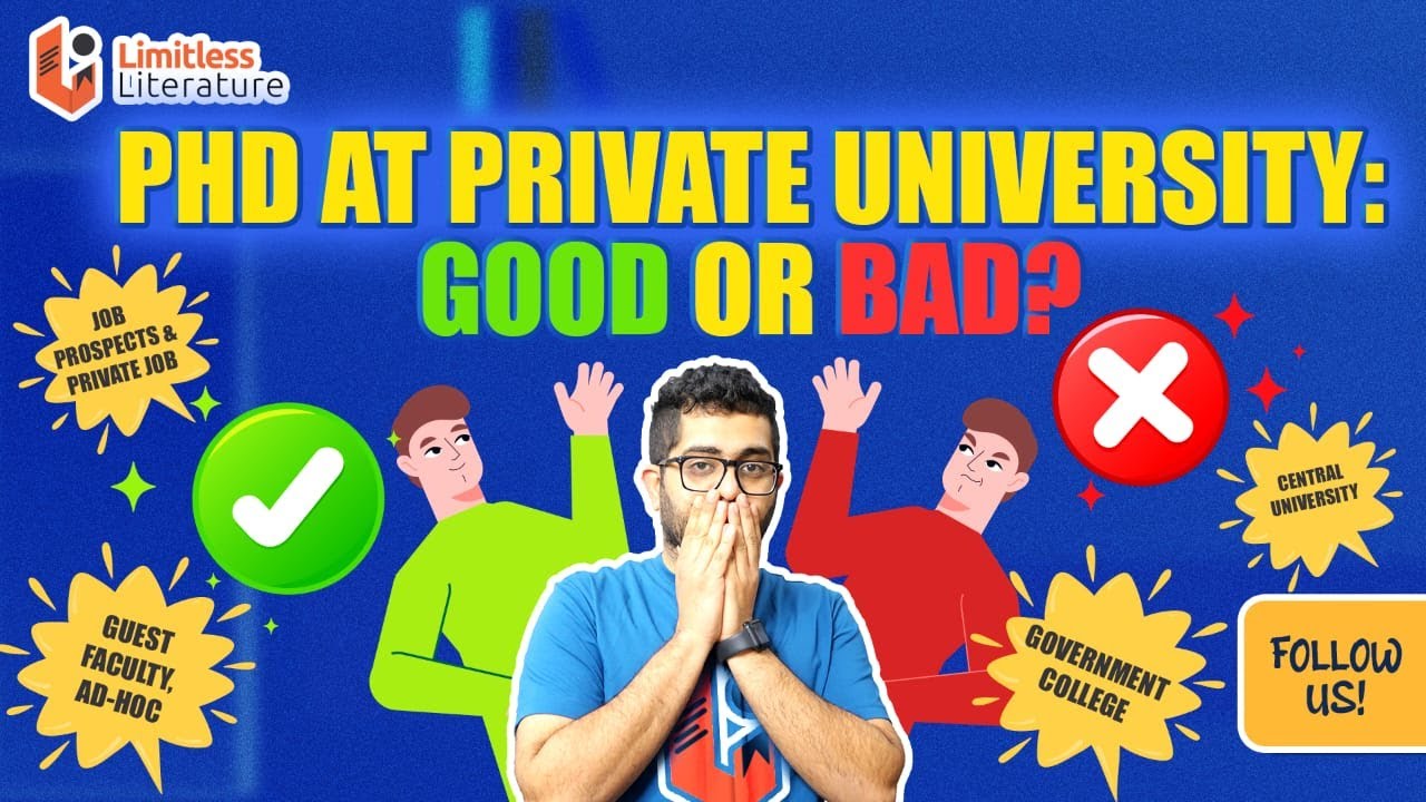 English Literature PhD At Private University: Good or Bad? Let's Check Out!