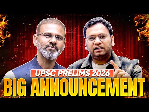 BIG Announcement for All UPSC 2026 Aspirants | Varun Jain Sir & Ram Mohan Pandey Sir
