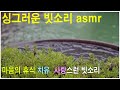 마음의 치유 휴식을 가져다 주는 싱그러운 빗소리 asmr