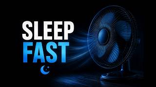 Fall Asleep Fast with Soft Fan &amp; Deep Brown Noise | Black Screen Sleep Sound.