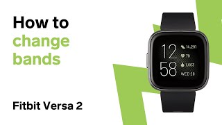 fitbit versa wristband change