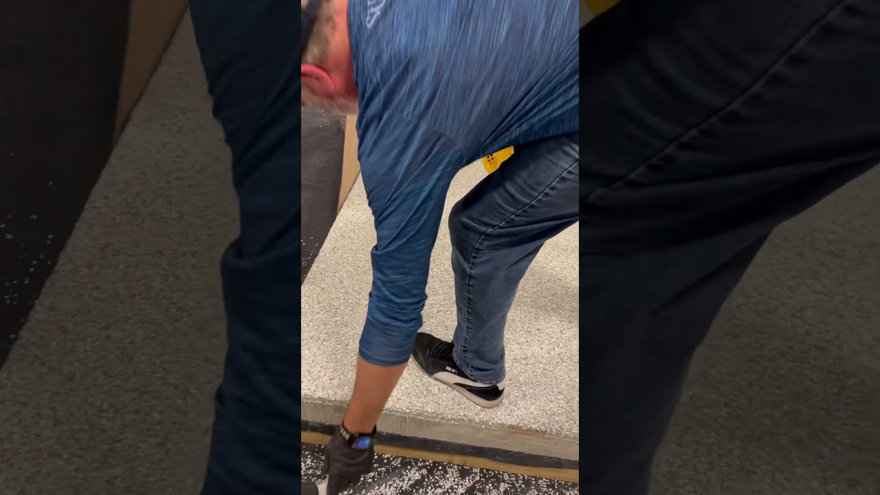 Removing excess epoxy flake