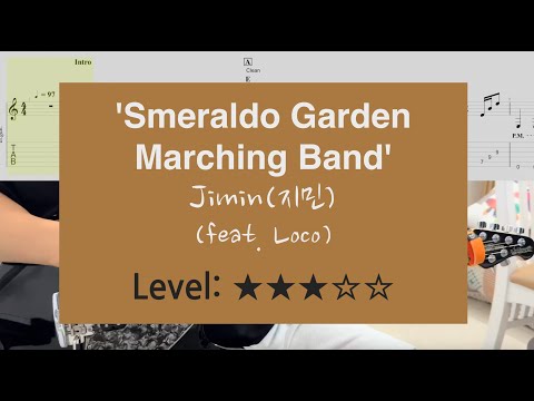 (Full ver)'Smeraldo Garden Marching Band' (guitar cover) - 지민 (Jimin)