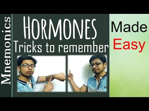 How to remember hormone and their functions with easy trick