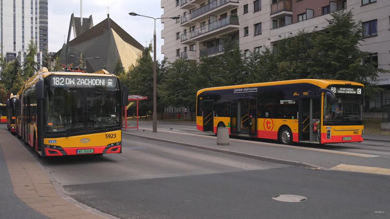 Poland, Warsaw, 24 min bus 182 ride from Witolin