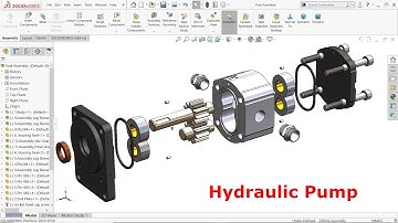 Hydraulic Pump Design in SolidWorks