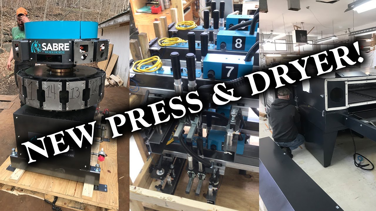 New Press & Dryer Installation (Workhorse Sabre / Interchange Airjet)