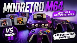 ModRetro M64 Unboxing & First Impressions & Analogue 3D Comparison