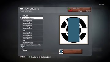 Black Ops - Emblem Editor Speed Art - Skate Logo
