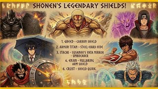 The Ultimate Shield Users in Shonen Anime!