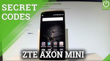 Codes in ZTE Axon Mini - Secret Menu / Hidden Mode / Advanced Options