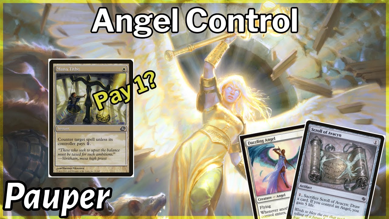 Mana tithing my opponents into submission with my angel deck | Pauper | MTGO