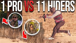 I Put a Professional Hide & Seek Player Against 11 Hiders