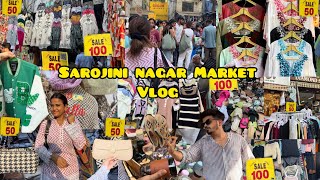 GIRLS FAVOURITE SAROJINI NAGAR MARKET|BEST CHEAPEST MARKET||10₹ SE START TOP, JEWELLERY,DENIM LUT LO