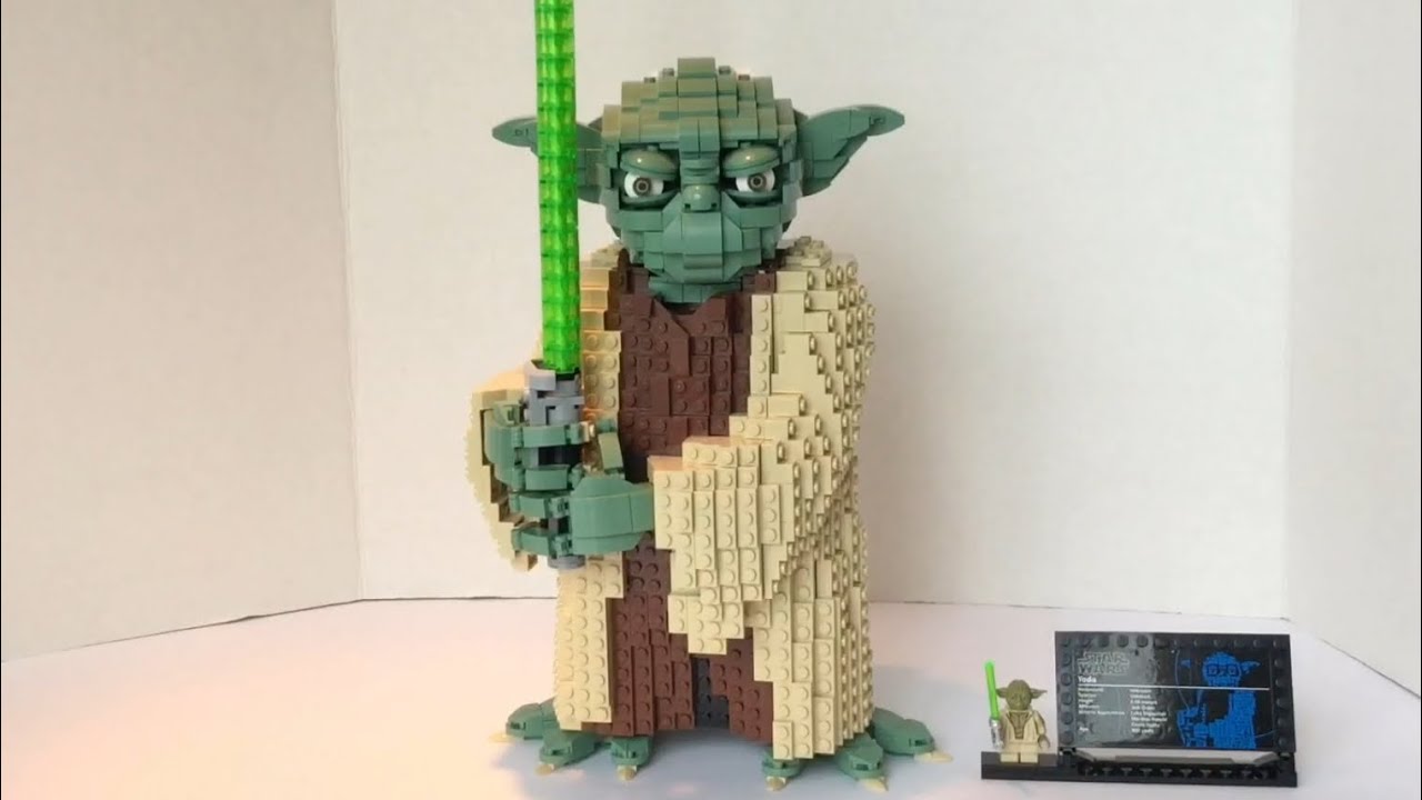 Lego Star Wars Yoda Large Scale Model Review! YouTube