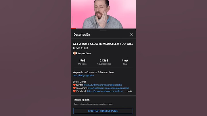 Como encontrar la descripción del vídeo desde el móvil ( mientras veo vídeo de Wayne 😉)