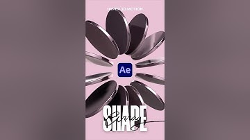 Create a Cinematic 3D Shape Array in After Effects