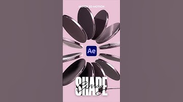 Create a Cinematic 3D Shape Array in After Effects