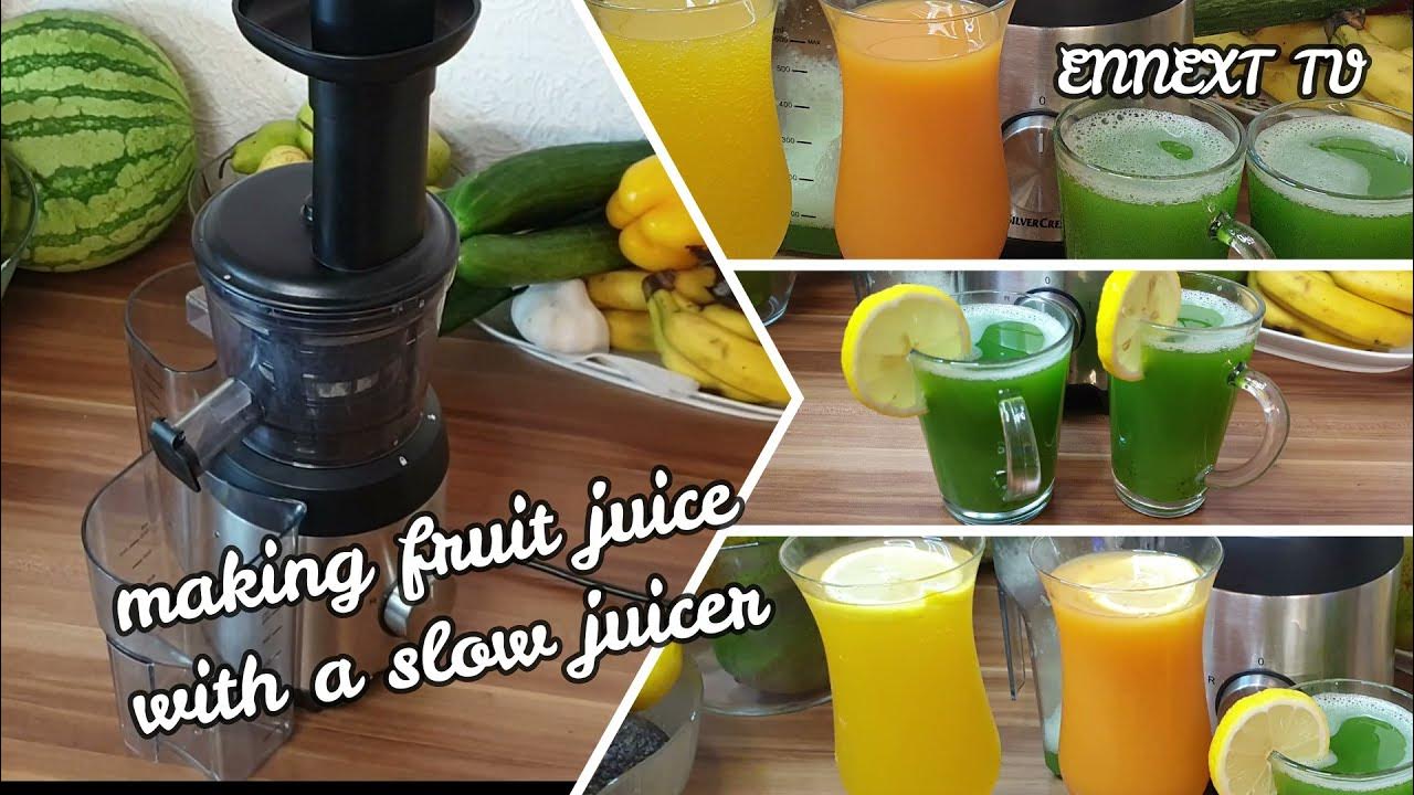 Let's make juice with the Lidl Silvercrest Slow juicer SSJ 300 YouTube