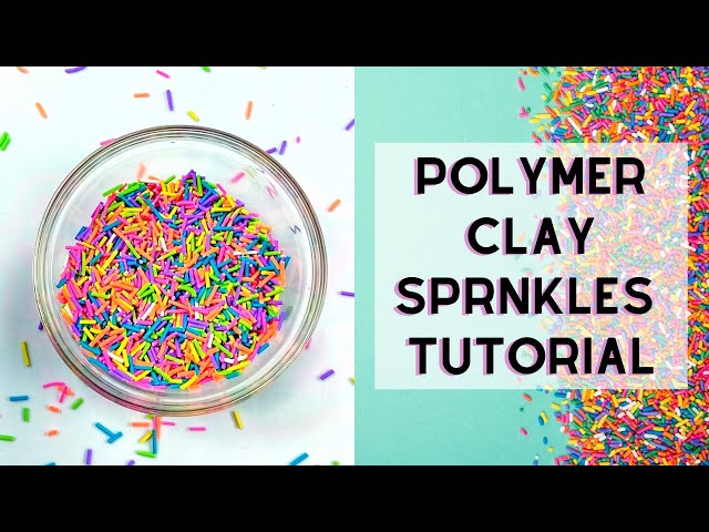 MULTI COLOR CIRCLE Sprinkles - Polymer Clay Sprinkles - Fake