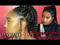 GROWNISH : jumbo box braids ponytail