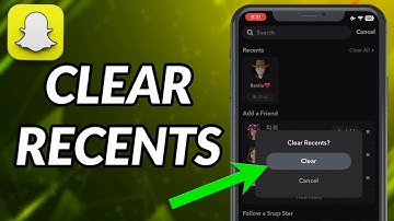 How To Clear Recents On Snapchat On iPhone