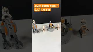 LEGO 501st VS 212th Clone Battle Pack! #legostarwars #2025