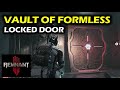 Vault of the formless locked door puzzle  remnant 2 secrets