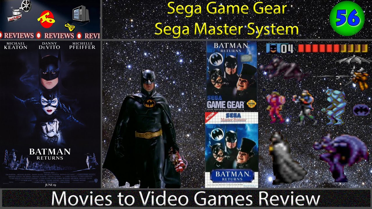 Movies to Video Games Review -- Batman Returns (Sega Game Gear & Sega  Master System) - YouTube