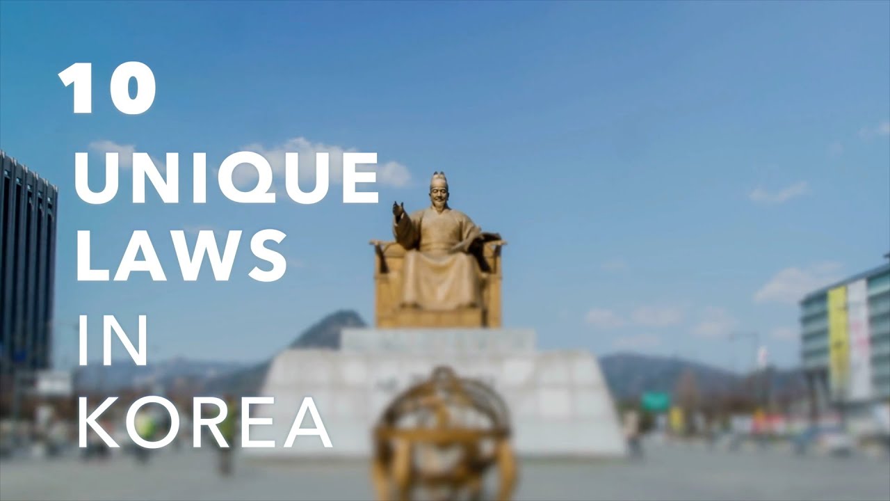 10 Unique & Surprising Laws in Korea Foreigners Don’t Expect