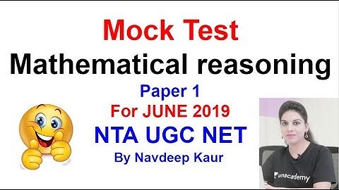 Mock Test 93 NTA NET Mathematical reasoning 1 For JUNE 2019