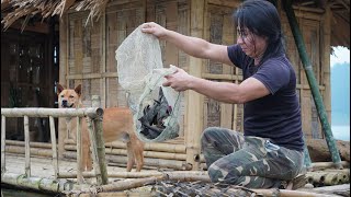 Fishing, Reinforcing Bamboo Rafts, Catching and Cooking, River Survival | EP.345