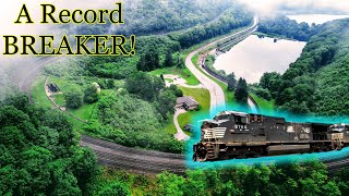 HOLY CRAP!  Record Breaker At HORSESHOE CURVE / Unbelievable Catch