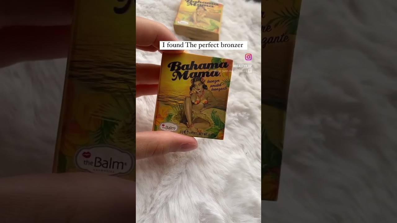 The balm bronzer🤎 