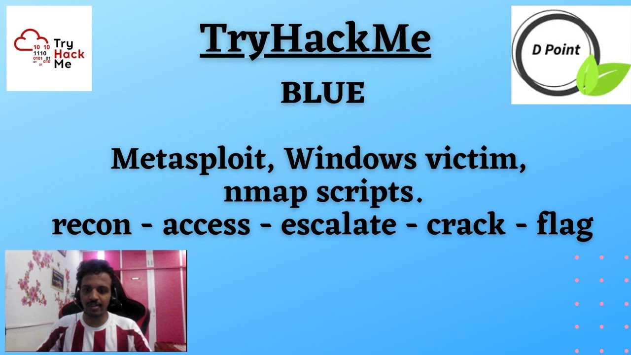 TryHackMe By Noob BLUE Recon Access Escalate Crack Flags