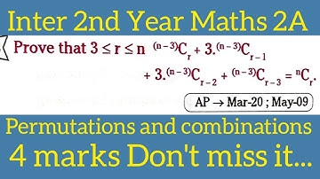 Problem on Permutations||Inter 2nd Year Maths 2A in telugu@maths naresh eclass