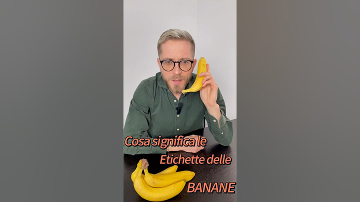 Etichetta delle banane cosa significa #banane #banana #nutrizionista #nutrizione