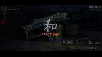 legendery MSMC SPACE STATION inspection and kill effects #codm #3rd person view