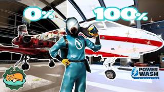 Fall Asleep To PowerWash Simulator | Private Jet | No Commentary