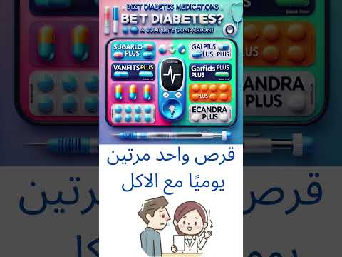 أفضل أدوية السكري النوع الثاني أقراص مرك بة قرص واحد مرتين يومي ا مع الأكل