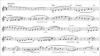 Easy Trumpet Play-Along - Sylvia by Oley Speaks - with sheet music