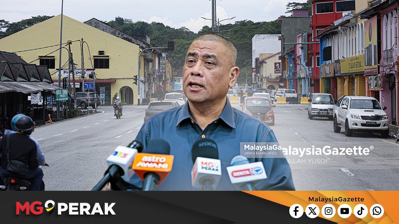 MGPerak : Laluan Sehala Tapah  Penambahbaikan laluan sehala di Tapah dijangka siap 30 April