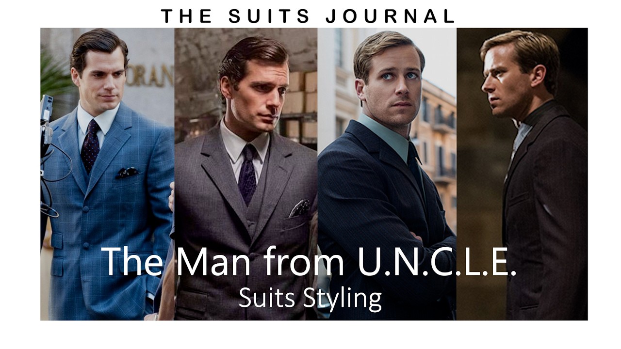 【U.N.C.L.E.】スパイ×スーツ映画のスーツコーデがかっこよすぎる！【ヘンリー・かヴィル＆アーミー・ハマー】